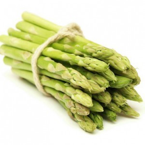 Groene asperge bundel